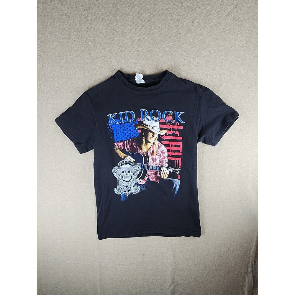 Kid Rock SunFest 2014 Concert Graphic T-Shirt Mens Small Black Delta Tee